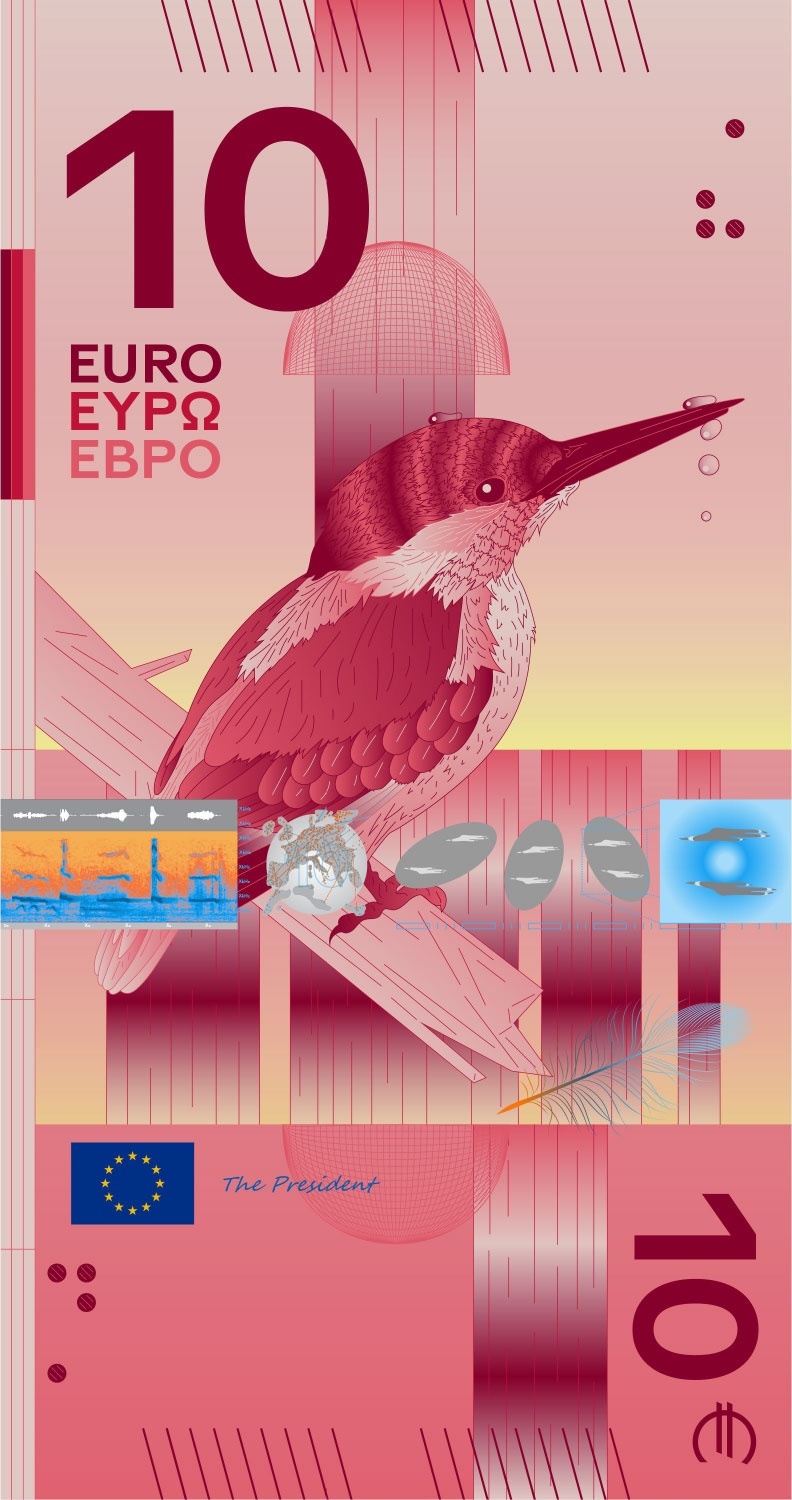 10 Euro note design (front)