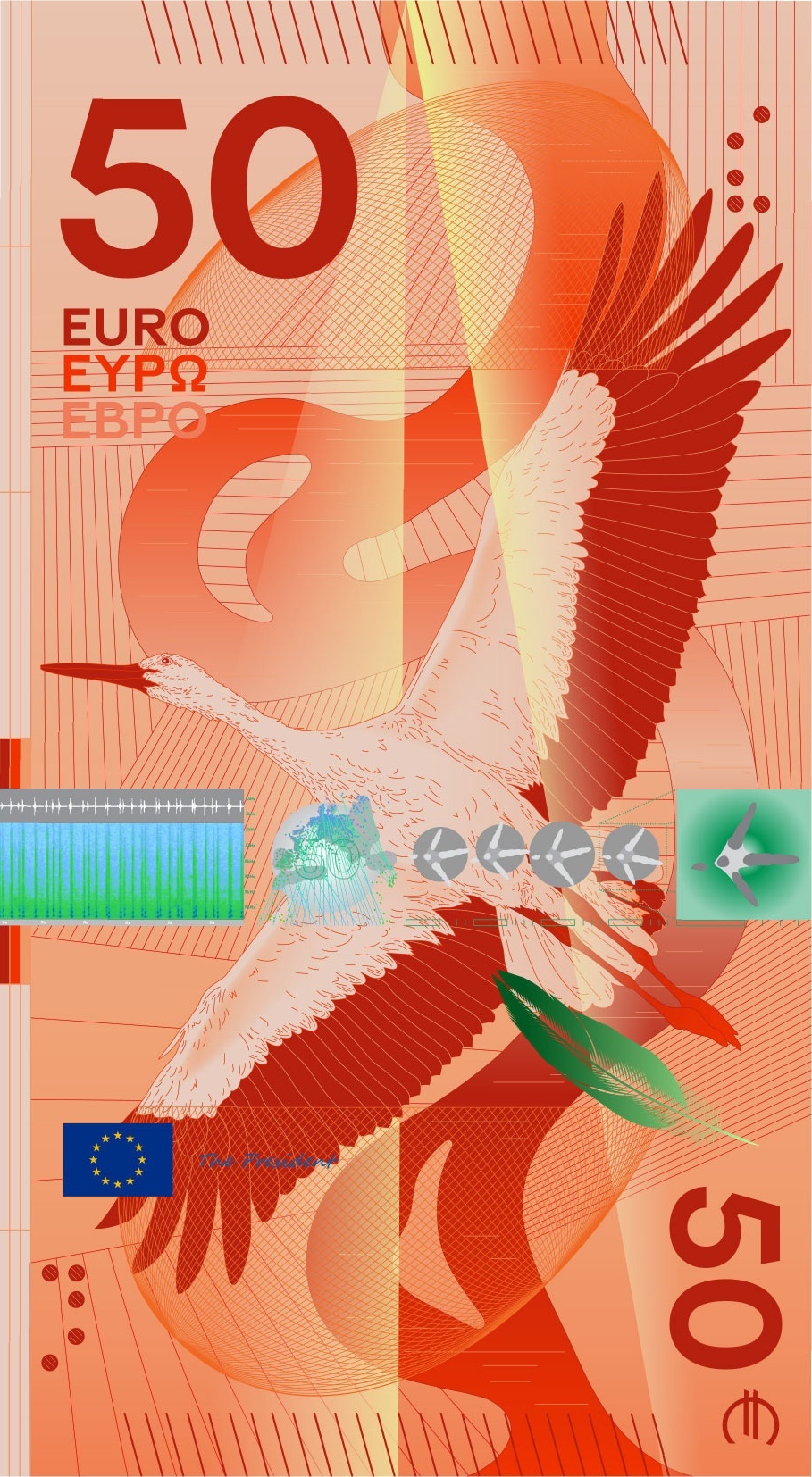 50 Euro note design (front)